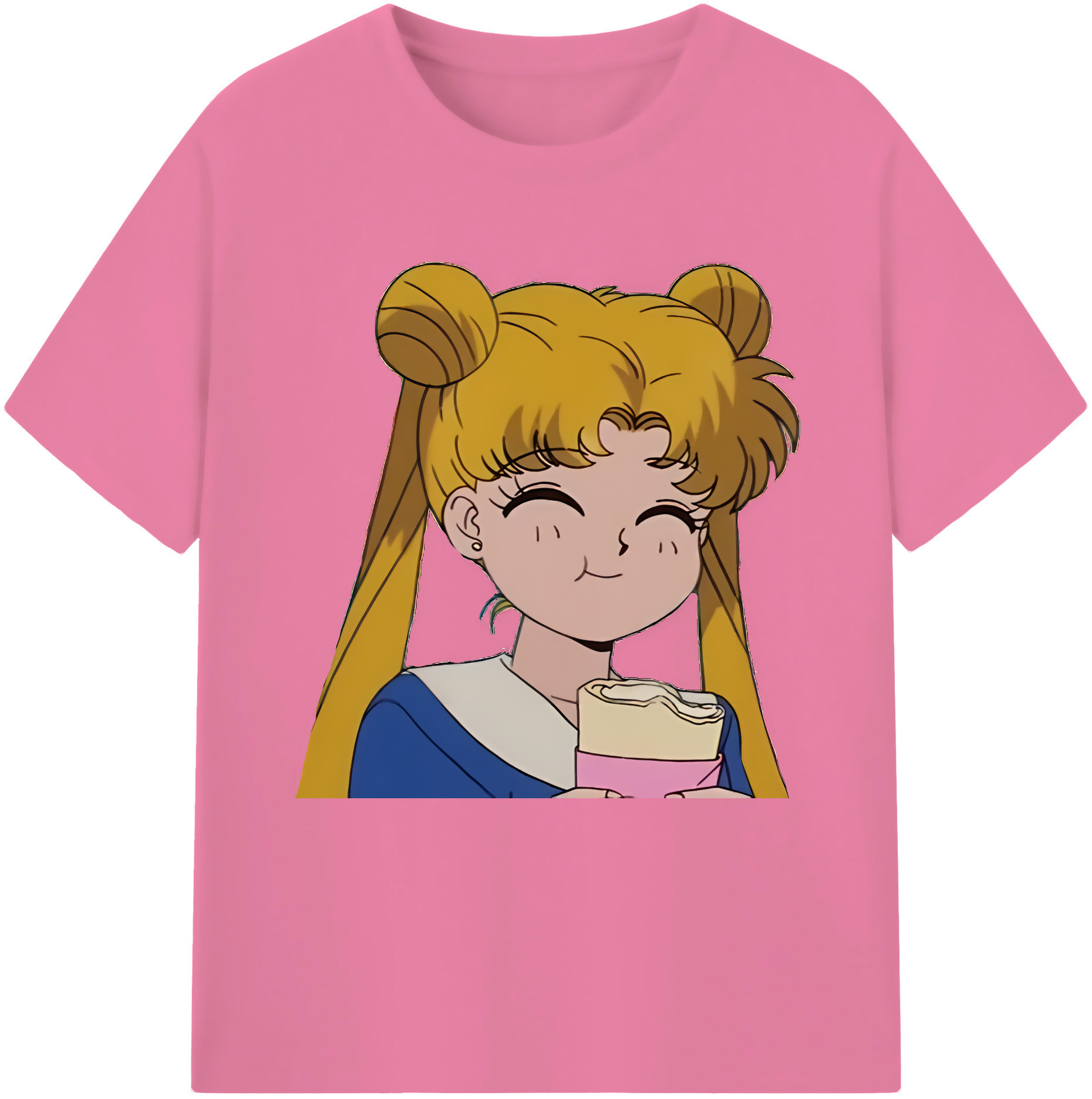 （画像用） 美少女戦士セーラームーン 愛野 美奈子 あいの みなこ Sailor Moon Aino Minako 綿100％半袖Tシャツ（フロントプリント）